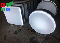Dia 600mm Round LED Outdoor Light Box 30W Double Sided For Shop Advertising